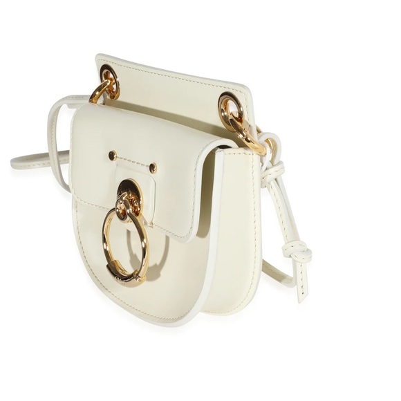 Chloé natural white leather mini flat pouch - Picture 2 of 6
